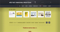 Desktop Screenshot of katalog.knihovnapv.cz